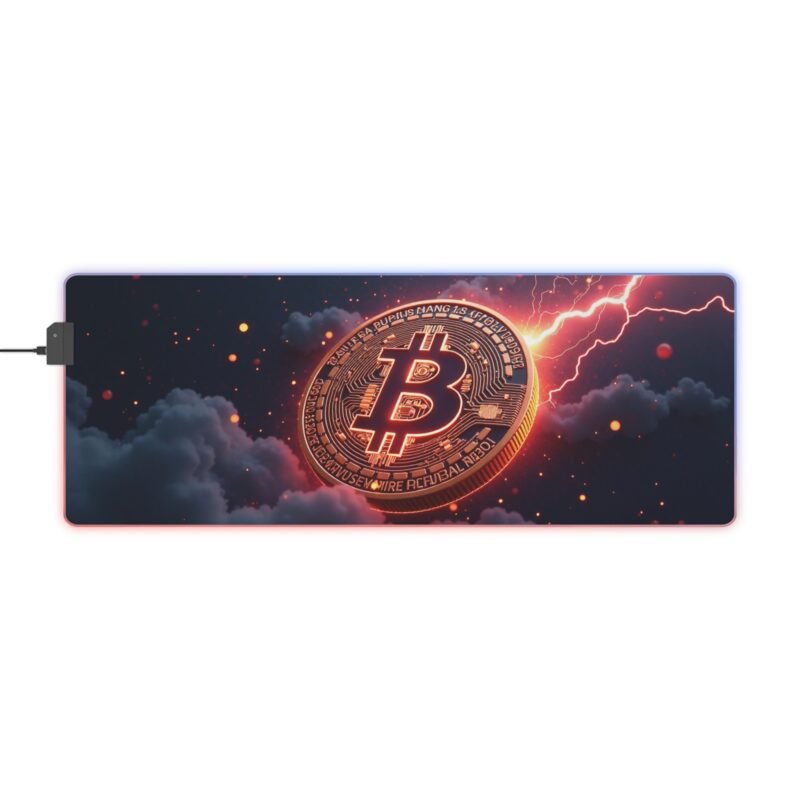 Bitcoin Gaming Mouse Pad for Precision Play and Crypto Enthusiasts - Image 5