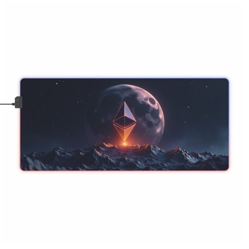 Lunar Gaming Mouse Pad with Celestial Design for Enhanced Precision - Image 9