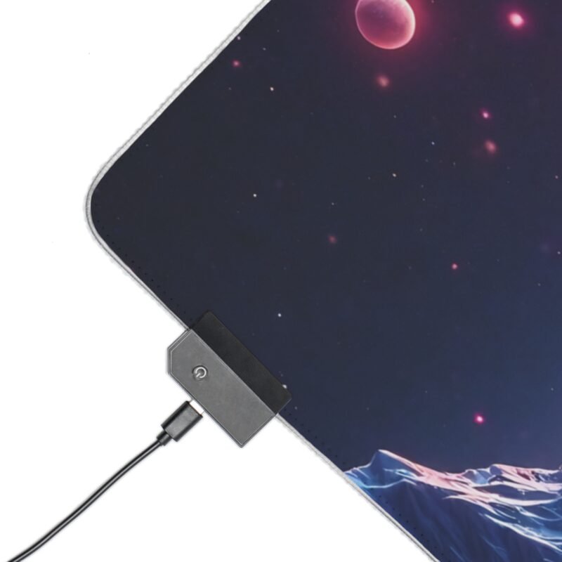 Galaxy Gaming Mouse Pad with Cosmic Design and Ultra-Smooth Surface for Gamers - Image 7