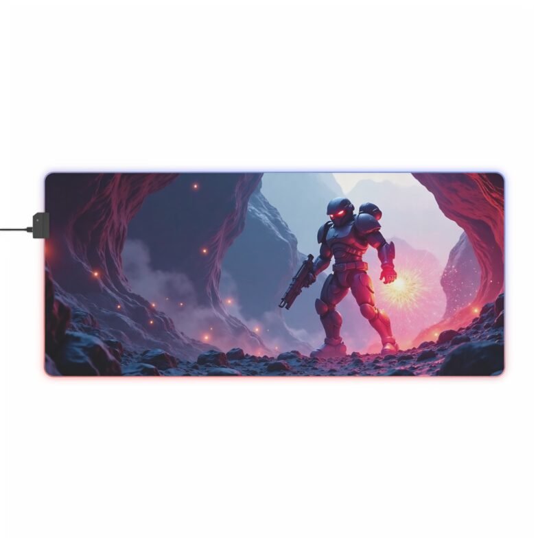 Immersive Gaming Mouse Pad with LED Lights for Epic Desktop Adventures - Image 9