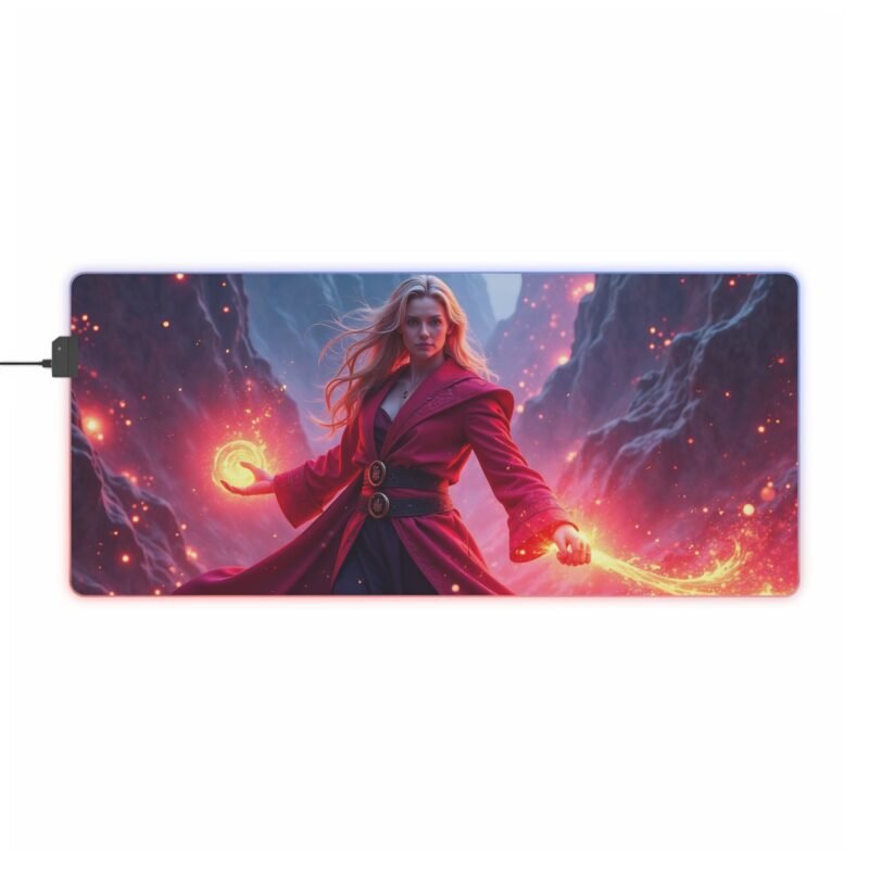 Fantasy Gaming Mouse Pad with Epic Sorceress Design for Immersive Performance - Image 9