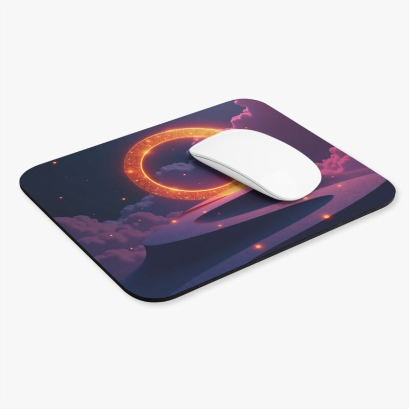 Cosmic Desk Mat with Celestial Ring Design for Creative Workspaces - Image 3