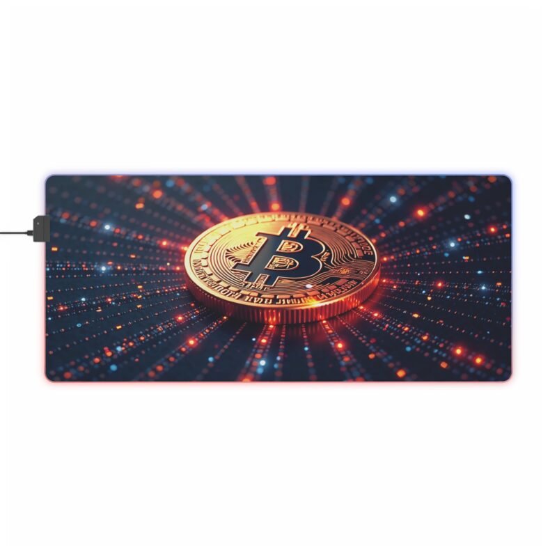 Bitcoin Gaming Mouse Pad with High-Precision Surface for Gamers and Crypto Enthusiasts - Image 9