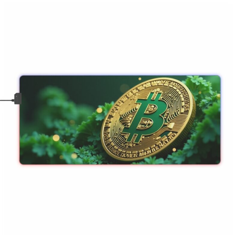 Bitcoin Gaming Mouse Pad with Precision Surface and Crypto-Inspired Design - Image 9