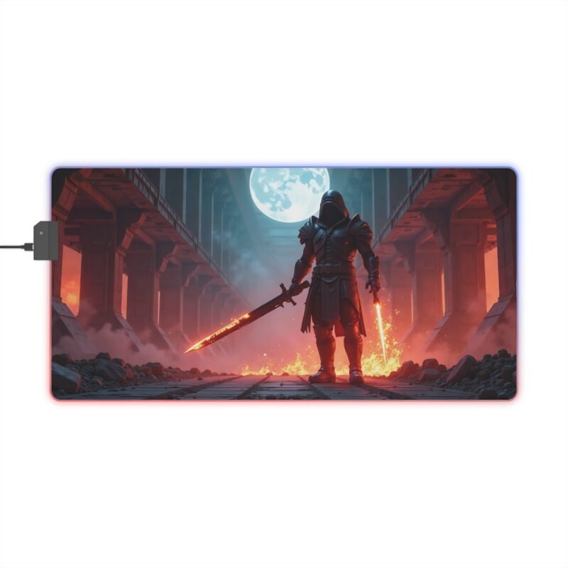 Epic Gaming Mouse Pad with LED Lighting for Precision and Immersive Gameplay