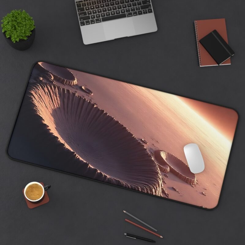 Space-Themed Desk Mat with Cosmic Landscapes and Subtle Glow for Stargazers and Dreamers - Image 12