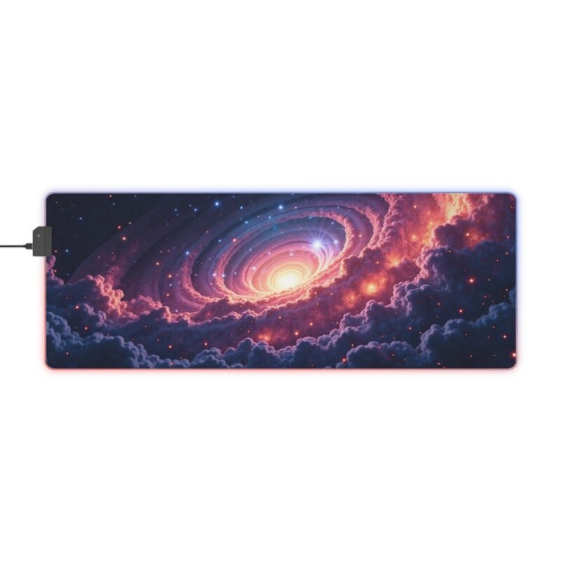 Galaxy Gaming Mouse Pad with Nebula Spiral Design for Ultimate Precision Gaming - Image 5