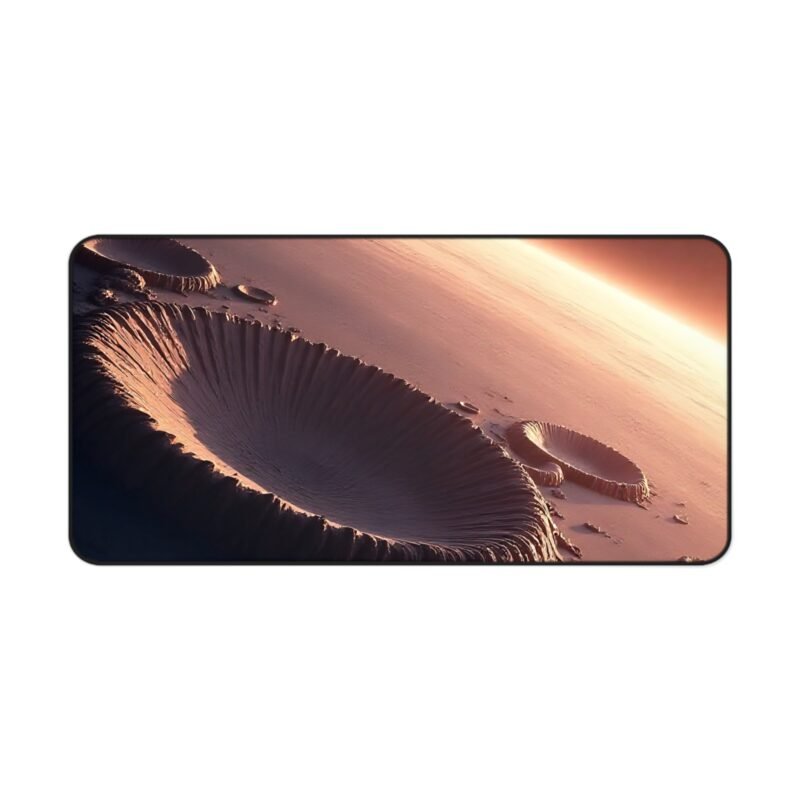 Space-Themed Desk Mat with Cosmic Landscapes and Subtle Glow for Stargazers and Dreamers - Image 9