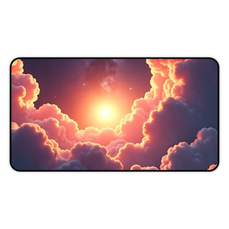 Galaxy Desk Mat with Starlit Sky and Nebula Design for Cosmic Workspace Inspiration - Image 5