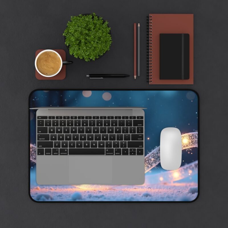 Winter Desk Mat with Snowflake Design for Cozy and Productive Workspaces - Image 3