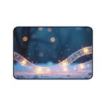 Winter Desk Mat with Snowflake Design for Cozy and Productive Workspaces