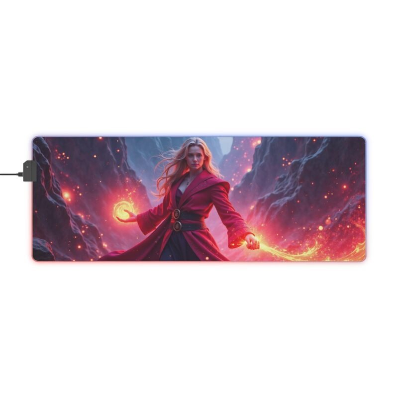 Fantasy Gaming Mouse Pad with Epic Sorceress Design for Immersive Performance - Image 5