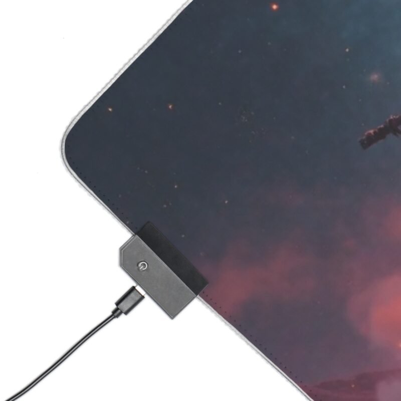 RGB Gaming Mouse Pad with Cosmic Design and Precision Tracking - Image 11