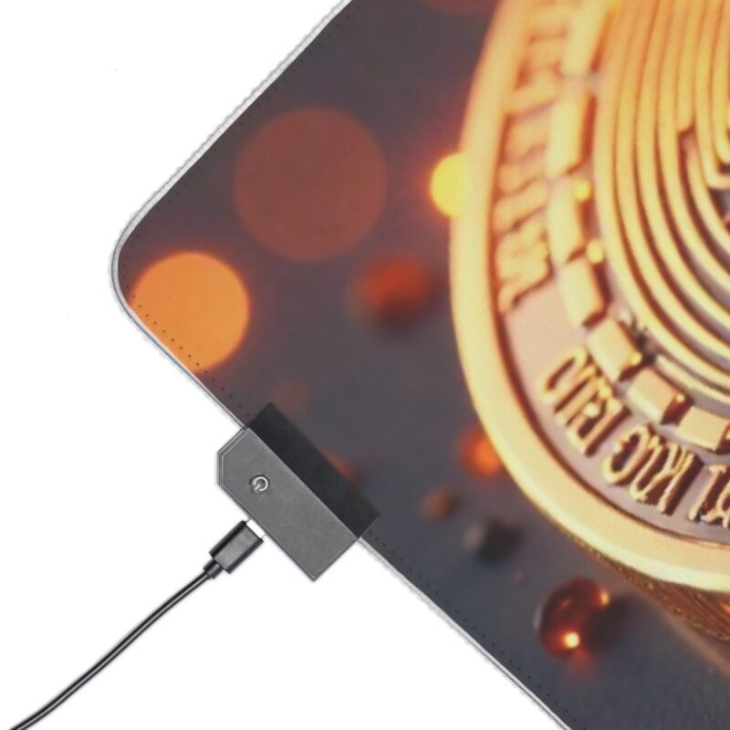 Bitcoin Gaming Mouse Pad for Gamers with Precision Surface and Crypto Design - Image 11