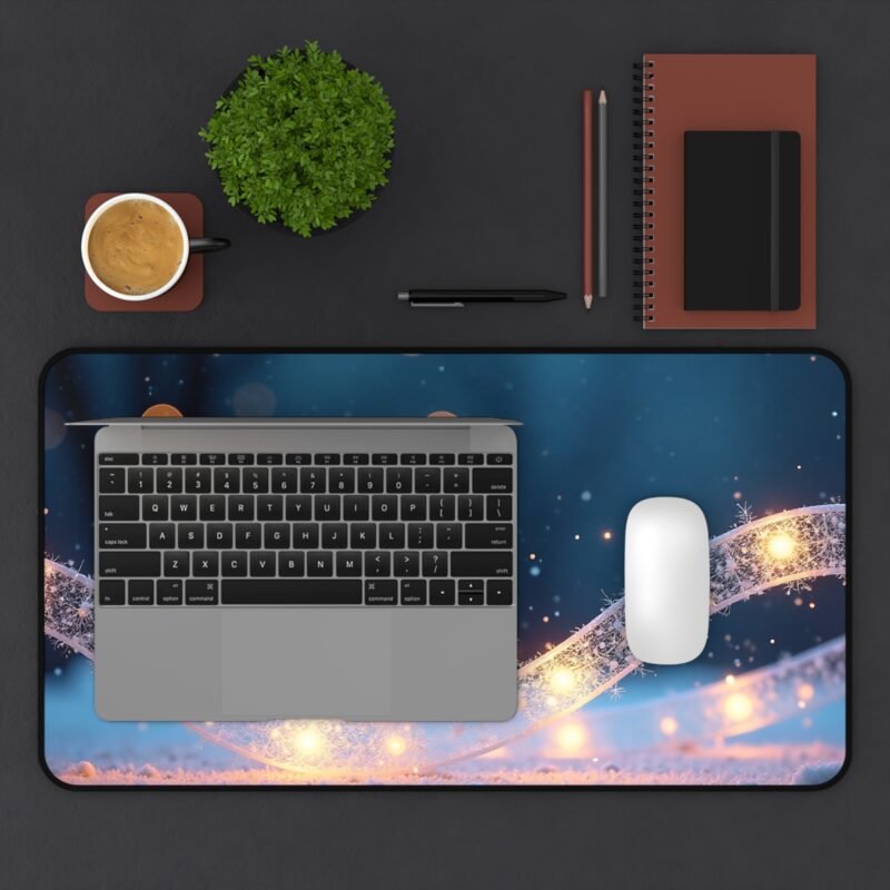 Winter Desk Mat with Snowflake Design for Cozy and Productive Workspaces - Image 7