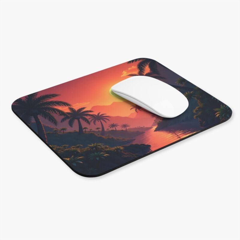 Tropical Desk Mat with Sunset Cove Design for a Serene Workspace - Image 3