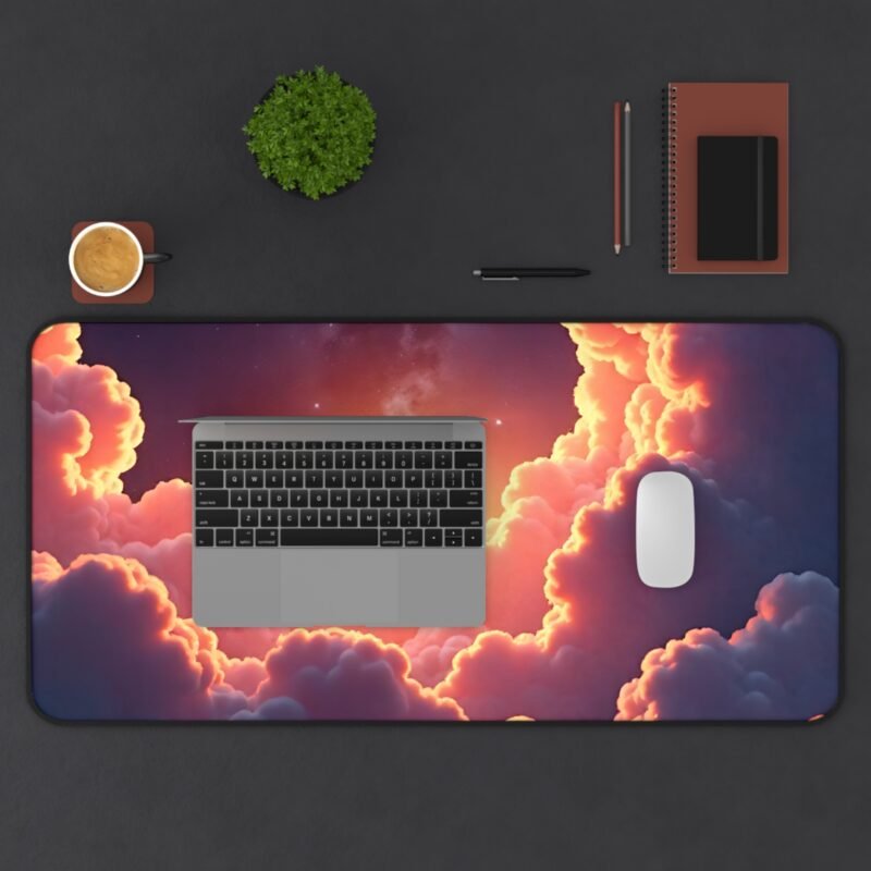 Galaxy Desk Mat with Starlit Sky and Nebula Design for Cosmic Workspace Inspiration - Image 11