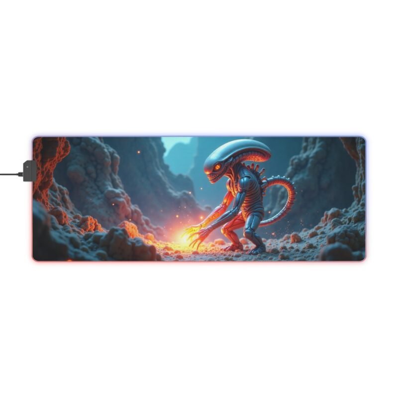 Alien Gaming Mouse Pad with Vivid Alien Landscape and Precision Surface - Image 5