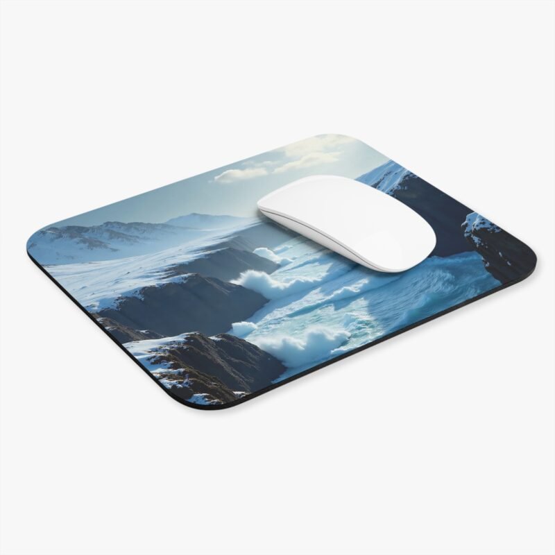 Arctic Desk Mat with Serene Winter Seascape for Calm and Focus - Image 3