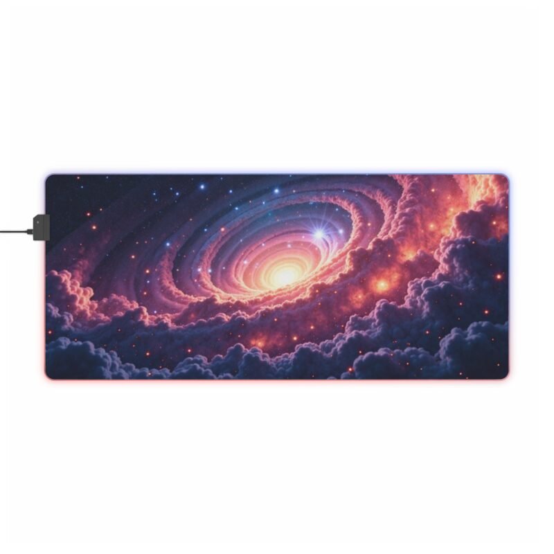 Galaxy Gaming Mouse Pad with Nebula Spiral Design for Ultimate Precision Gaming - Image 9