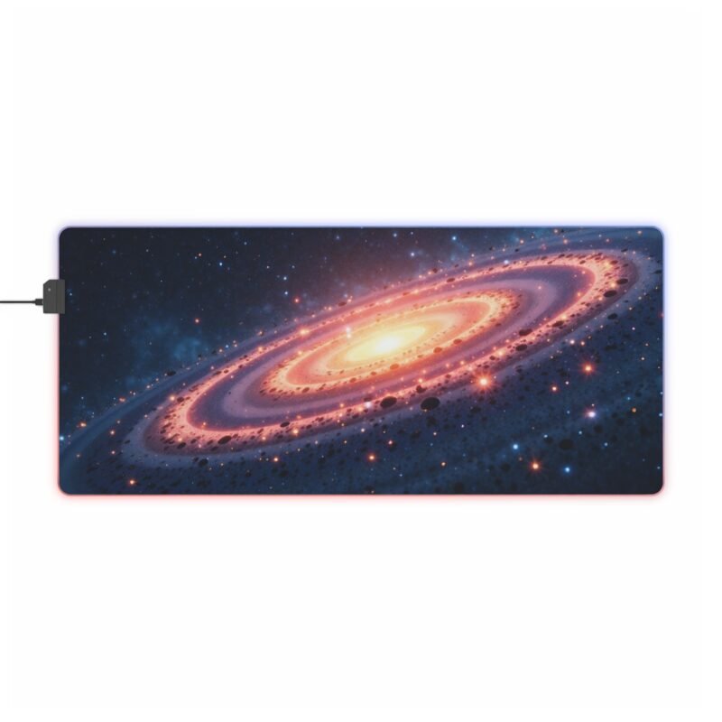 Galaxy Gaming Mouse Pad Large Extended Desk Mat with Cosmic Nebula Design for Gamers - Image 9