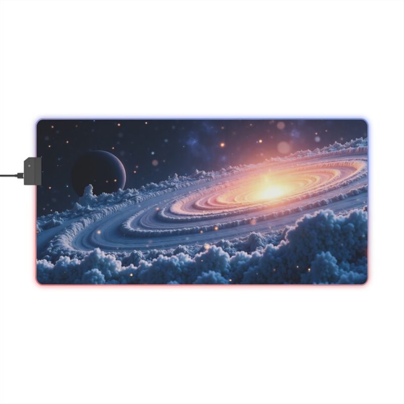 Galaxy Gaming Mouse Pad with Cosmic Design for Precision and Immersive Play