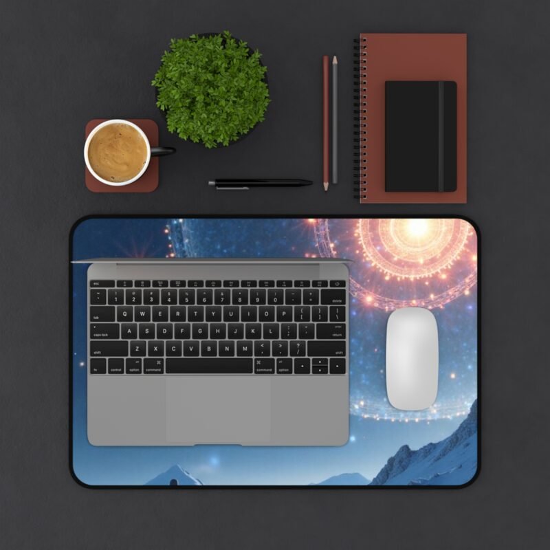 Galaxy Desk Mat for Stargazers with Cosmic Adventurer Design - Image 3