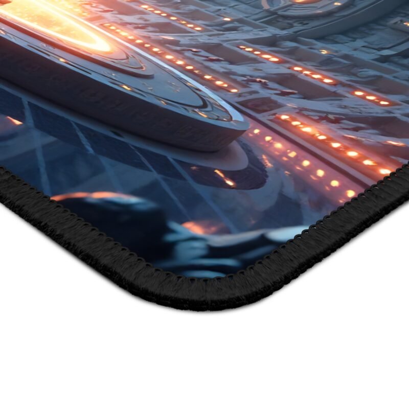 Gaming Mouse Pad Cosmic Design with Futuristic Warrior for Ultimate Precision - Image 4