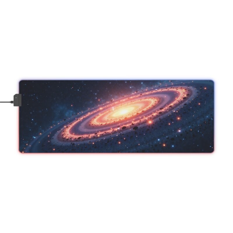 Galaxy Gaming Mouse Pad Large Extended Desk Mat with Cosmic Nebula Design for Gamers - Image 5