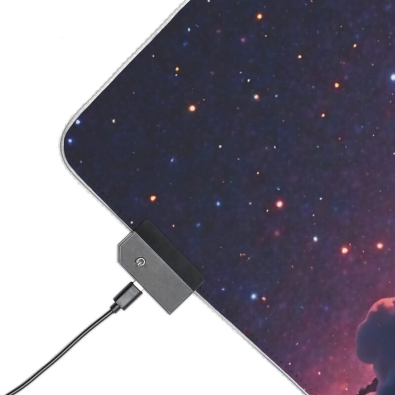 Galaxy Gaming Mouse Pad with Nebula Design and Non-Slip Surface for Epic PC Setups - Image 3