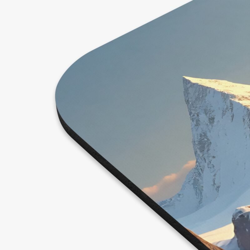 Mountain Desk Mat with Sunrise Snowscape Design for Adventure-Inspired Workspaces - Image 2