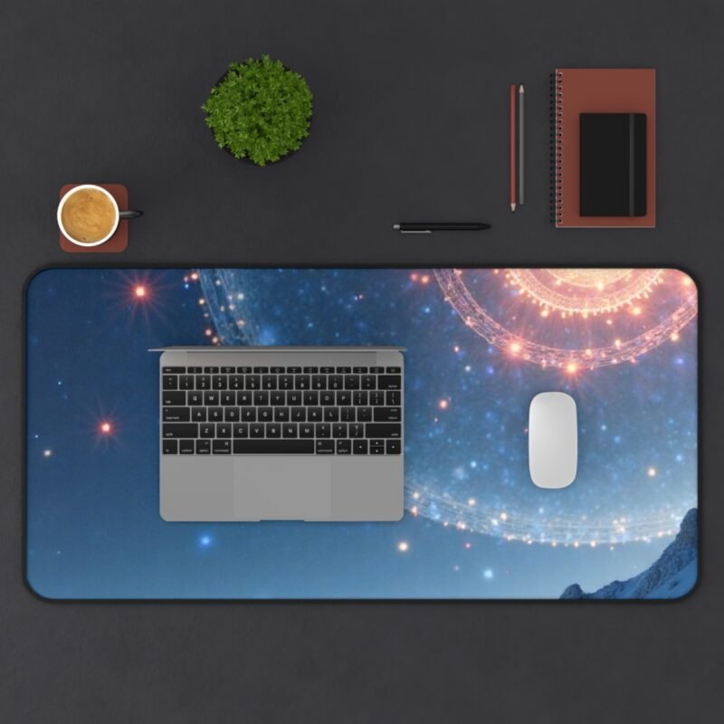 Galaxy Desk Mat for Stargazers with Cosmic Adventurer Design - Image 11