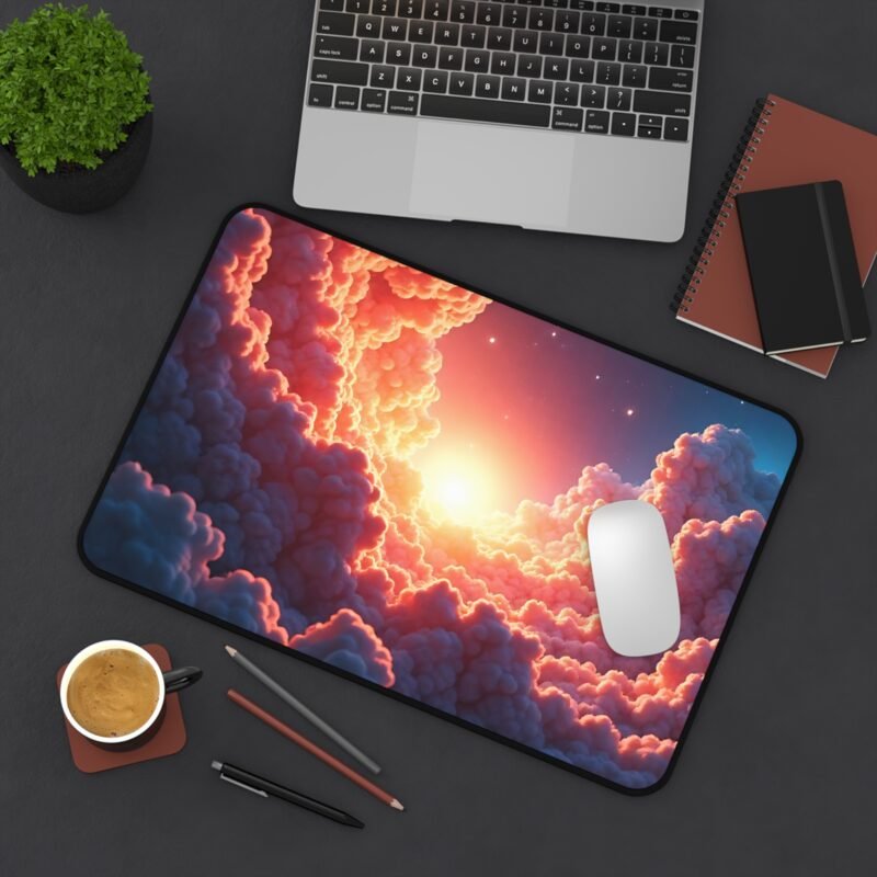 Galaxy Desk Mat with Cosmic Cloudscape Design for Inspiring Workspaces - Image 4