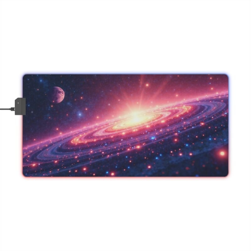 Galaxy Gaming Mouse Pad with Cosmic Design for Precision and Immersive Gameplay