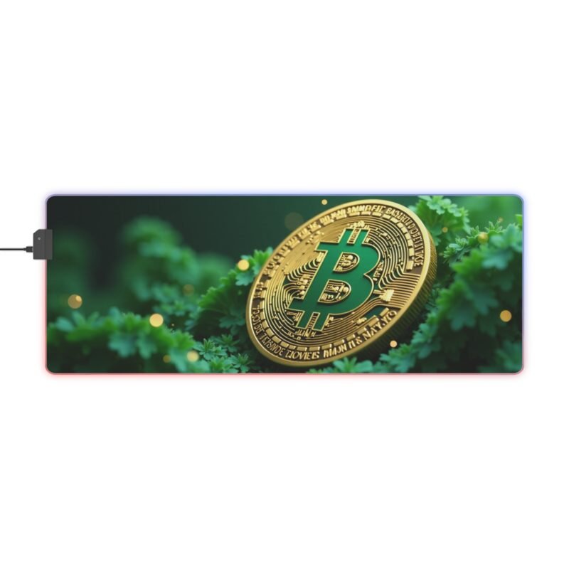 Bitcoin Gaming Mouse Pad with Precision Surface and Crypto-Inspired Design - Image 5