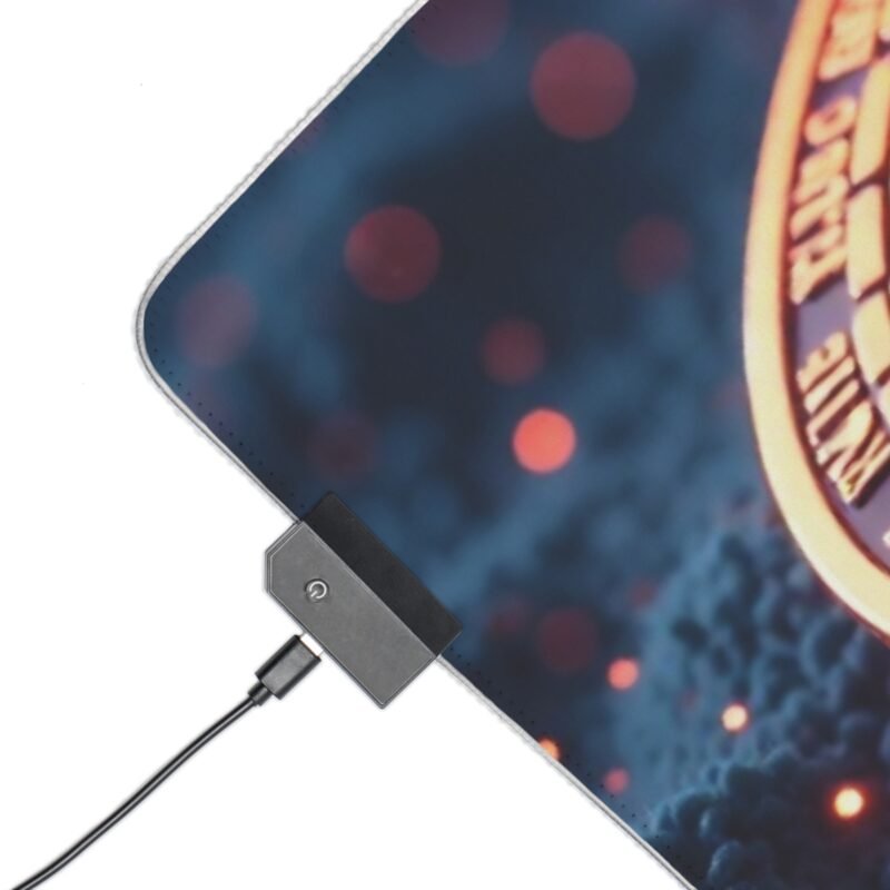 Bitcoin Gaming Mouse Pad with Sleek Design for Cryptocurrency Enthusiasts and Gamers - Image 11