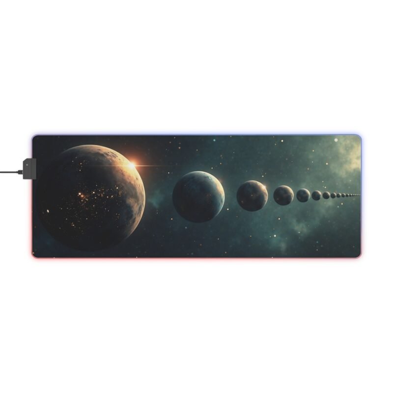 Galaxy Gaming Mouse Pad with Cosmic Design for Ultimate Desk Aesthetic and Precision - Image 5