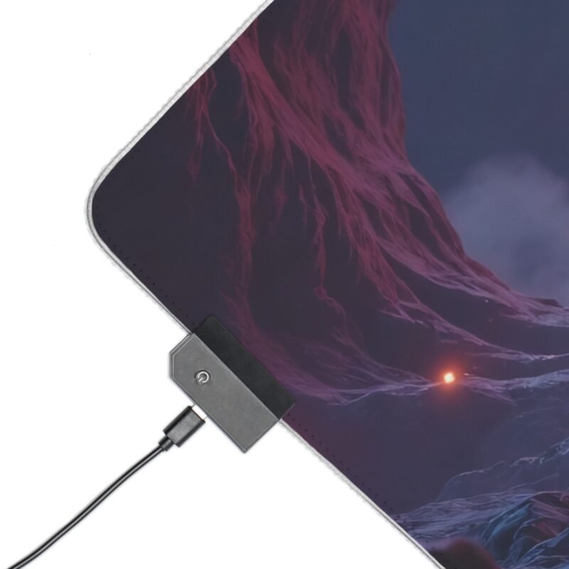 Immersive Gaming Mouse Pad with LED Lights for Epic Desktop Adventures - Image 3