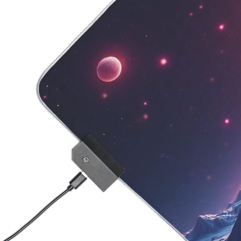 Galaxy Gaming Mouse Pad with Cosmic Design and Ultra-Smooth Surface for Gamers - Image 3