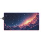 Galaxy Gaming Mouse Pad with Ruby Cloud Design for Precision and Immersive Gameplay