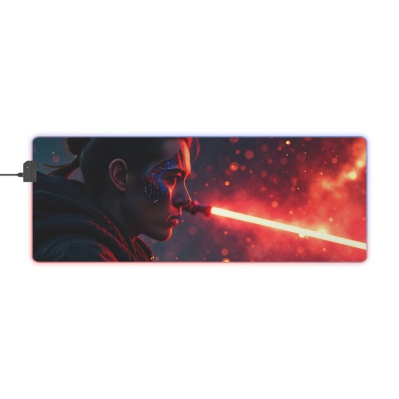RGB Gaming Mouse Pad with Sci-Fi Design for Precision and Style - Image 5