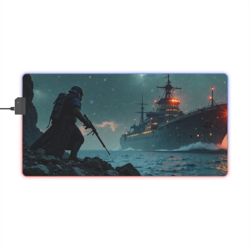 Adventure Theme Gaming Mouse Pad with Smooth Surface for Precision and Epic Gameplay