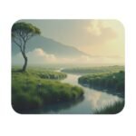 Nature Desk Mat with Serene Landscape Design for Office or Home