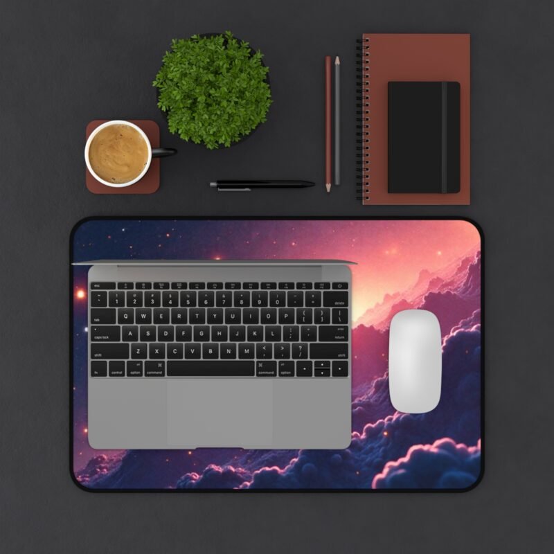 Galaxy Desk Mat with Nebula Design for Cosmic-Inspired Workspaces - Image 3