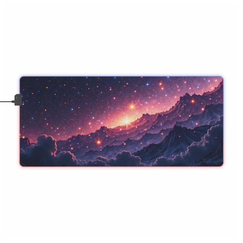 Galaxy Gaming Mouse Pad with Nebula Design and Non-Slip Surface for Epic PC Setups - Image 9