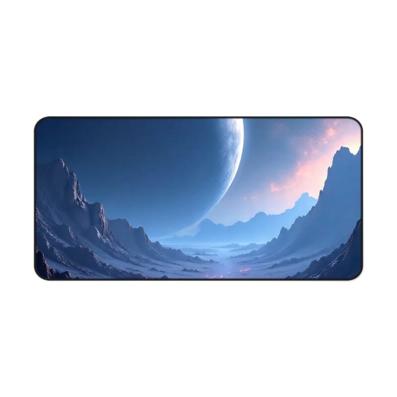 Sci-Fi Desk Mat with Alien Landscape and Majestic Cosmic Design - Image 9