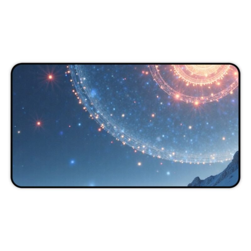Galaxy Desk Mat for Stargazers with Cosmic Adventurer Design - Image 5