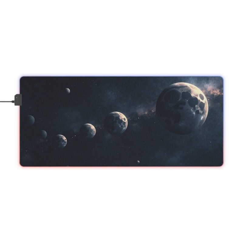 Galaxy Gaming Mouse Pad with Cosmic Design for an Immersive Space-Themed Setup - Image 9