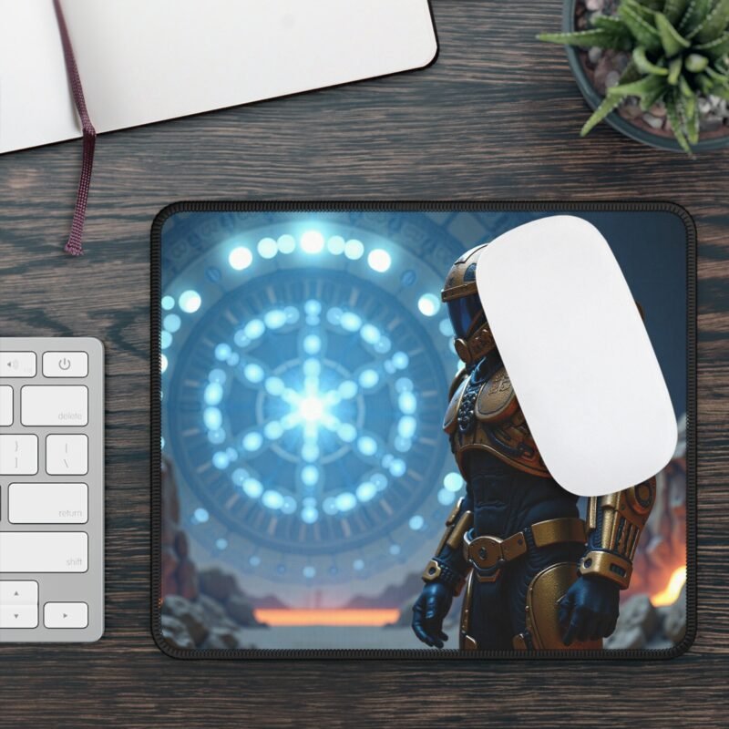 Gaming Mouse Pad for Gamers with Futuristic Warrior Design for Ultimate Performance - Image 3