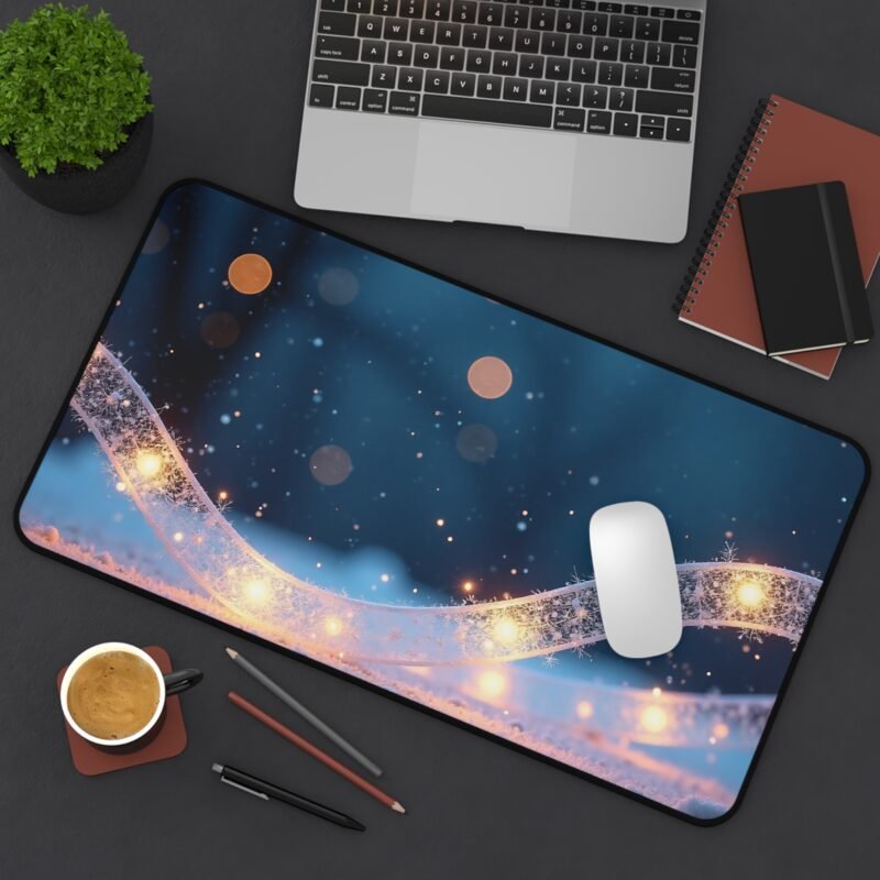 Winter Desk Mat with Snowflake Design for Cozy and Productive Workspaces - Image 8